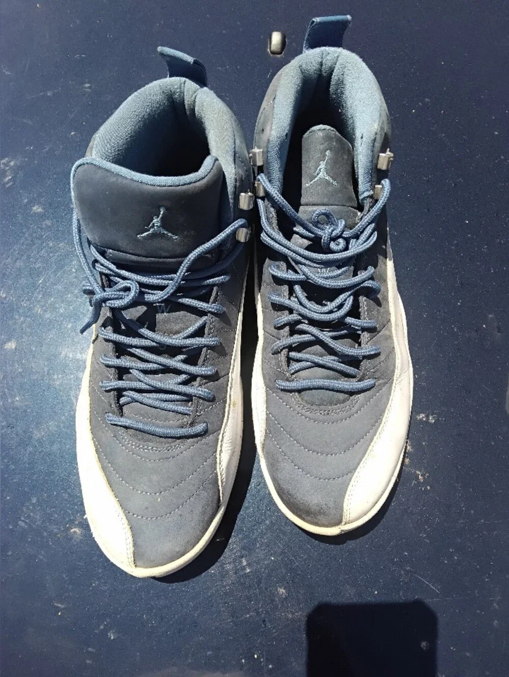 Size 11- Nike 2020 Mens Air Jordan 12 Retro 'Indigo' 130690-404